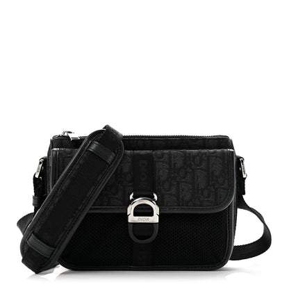 Christian Dior Oblique Jacquard Dior 8 Bag With Strap Black Multicolor 1 of 12