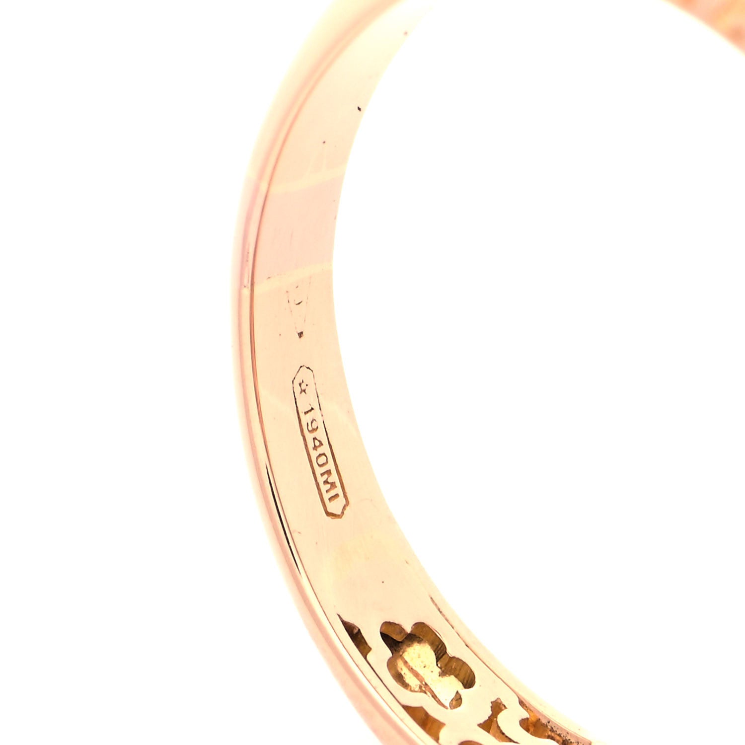 Pasquale Bruni 18K Rose Gold Champagne Diamond Bon Ton Ring 57 8 6 of 6