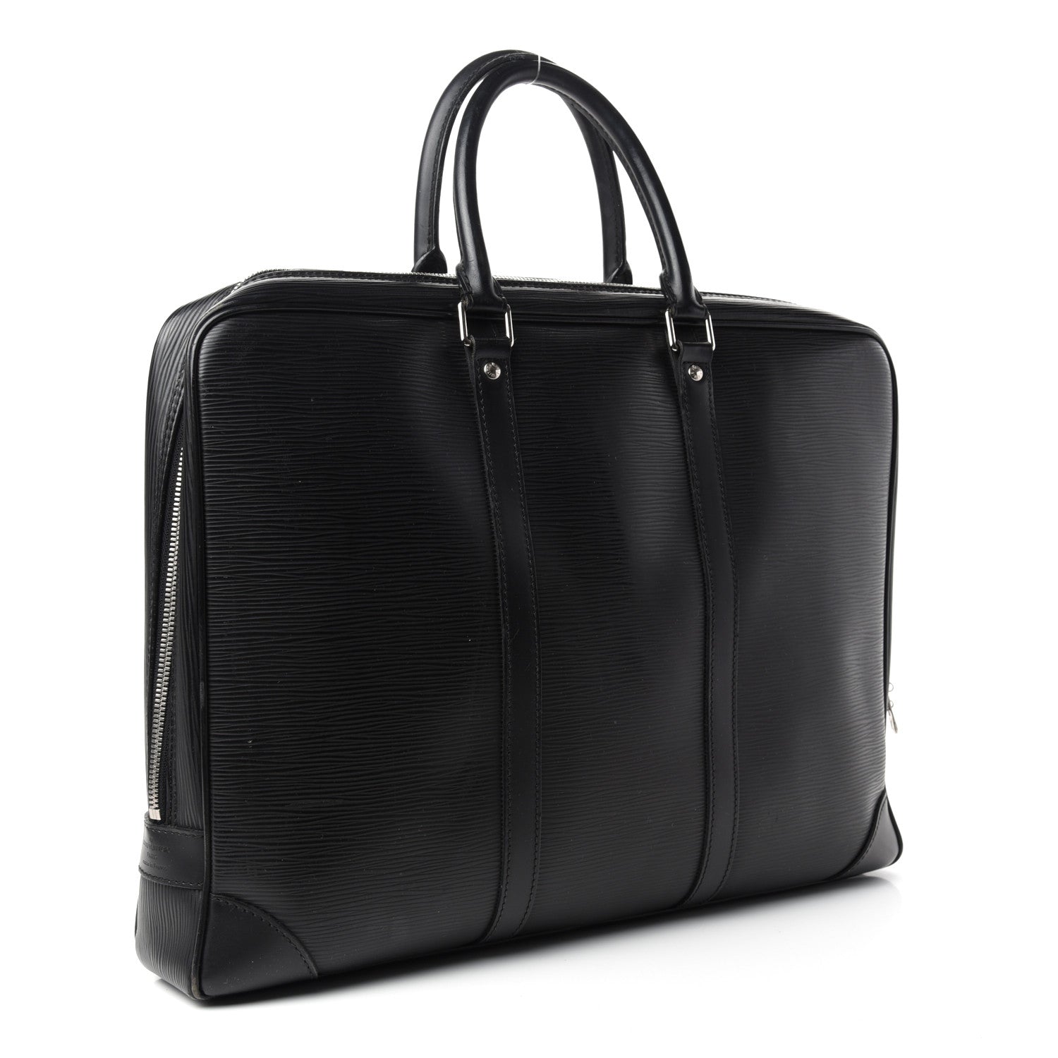 Louis Vuitton Epi Porte-Documents Voyage Briefcase Black 3 of 8