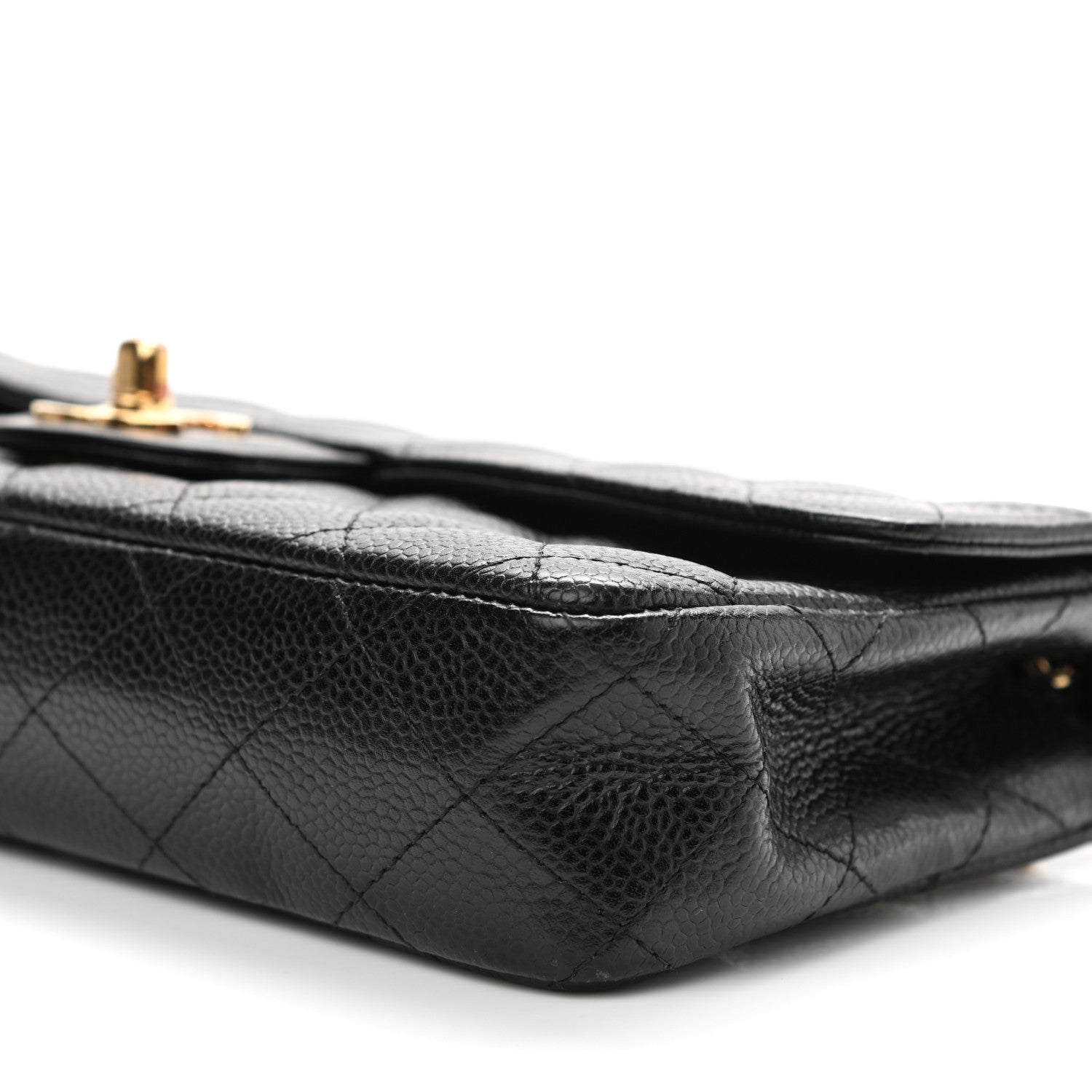 Chanel Caviar Quilted East West Flap Black 10 of 15