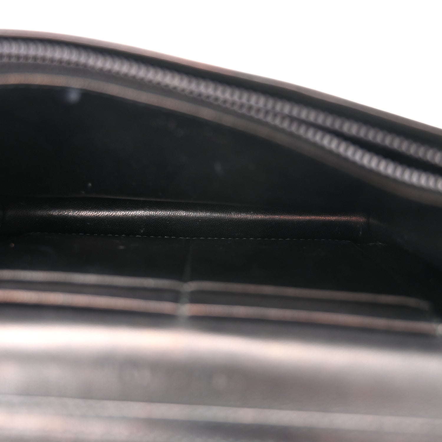 Christian Dior Smooth Lambskin Tribale Chain Wallet Black 5 of 10