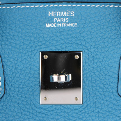 Hermes Togo Birkin 35 Blue Jean 7 of 24