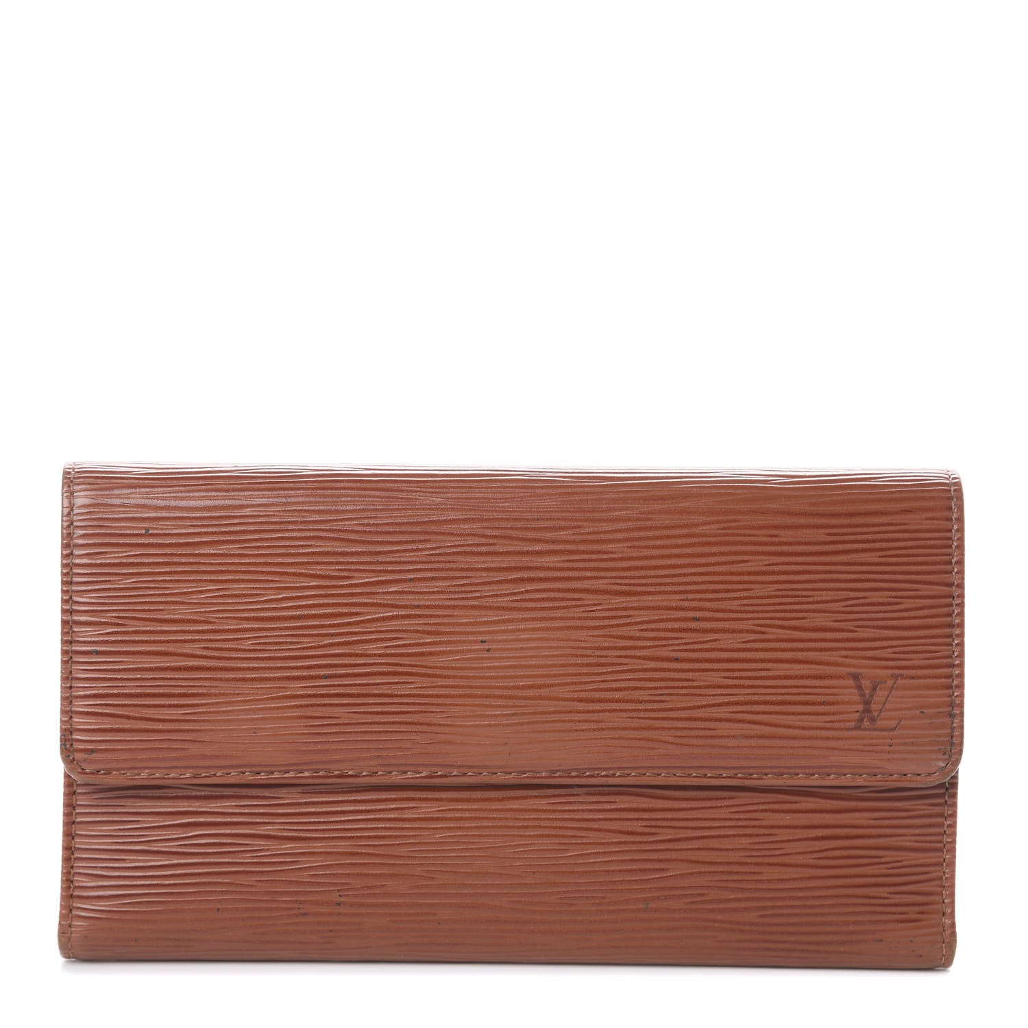 Louis Vuitton Epi Porte Tresor International Wallet Kenyan Fawn 1 of 5
