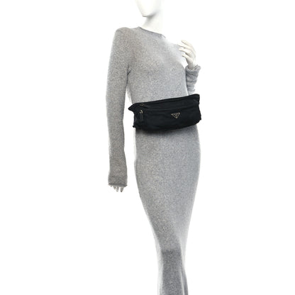 Prada Tessuto Nylon Belt Bag Black 2 of 9