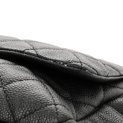 Chanel Caviar Quilted Travel Flap Tote Black 16 of 18