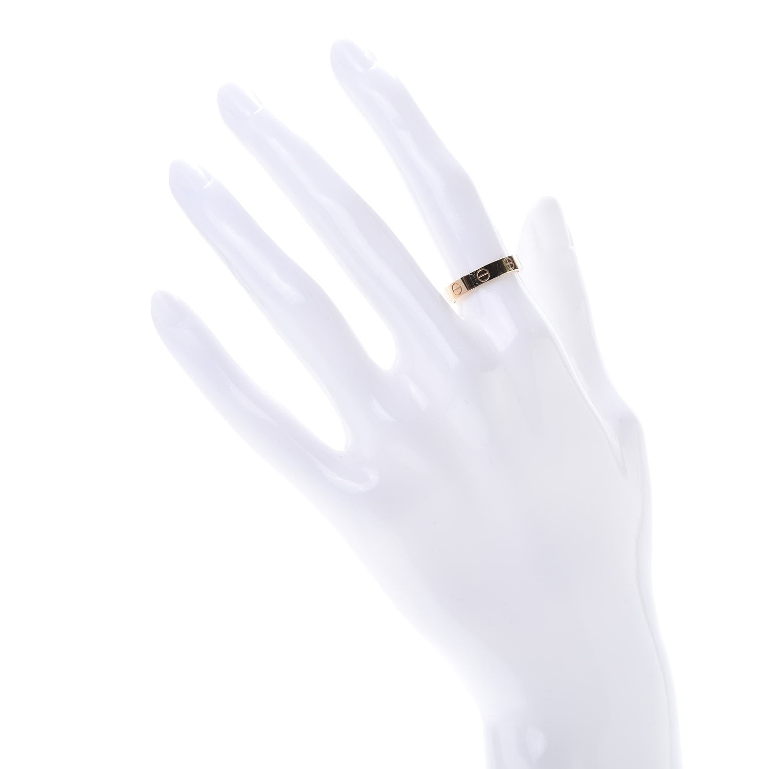 Cartier 18K Pink Gold 3.5mm LOVE Wedding Band Ring 51 5.75 2 of 5