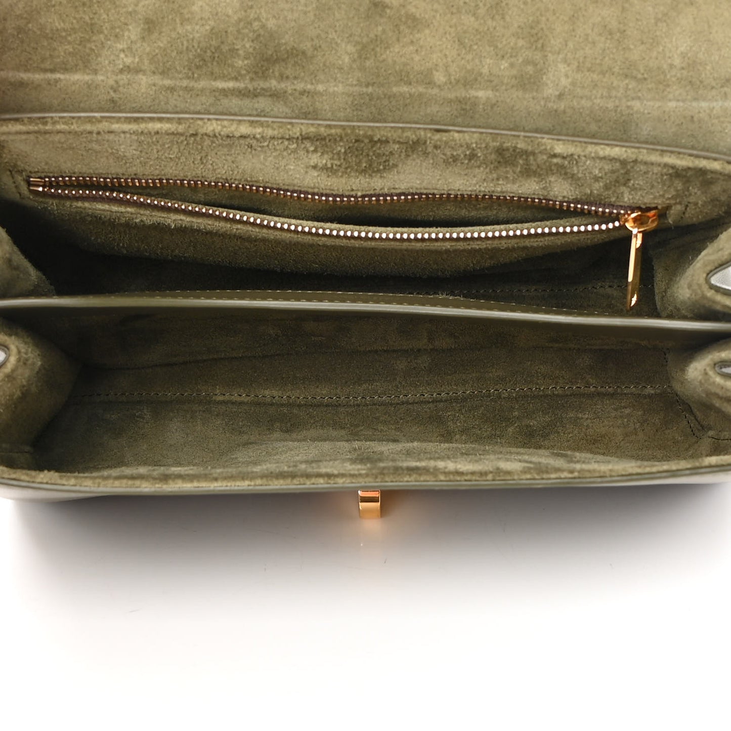 Smooth Calfskin Teen 16 Crossbody Bag Army Green