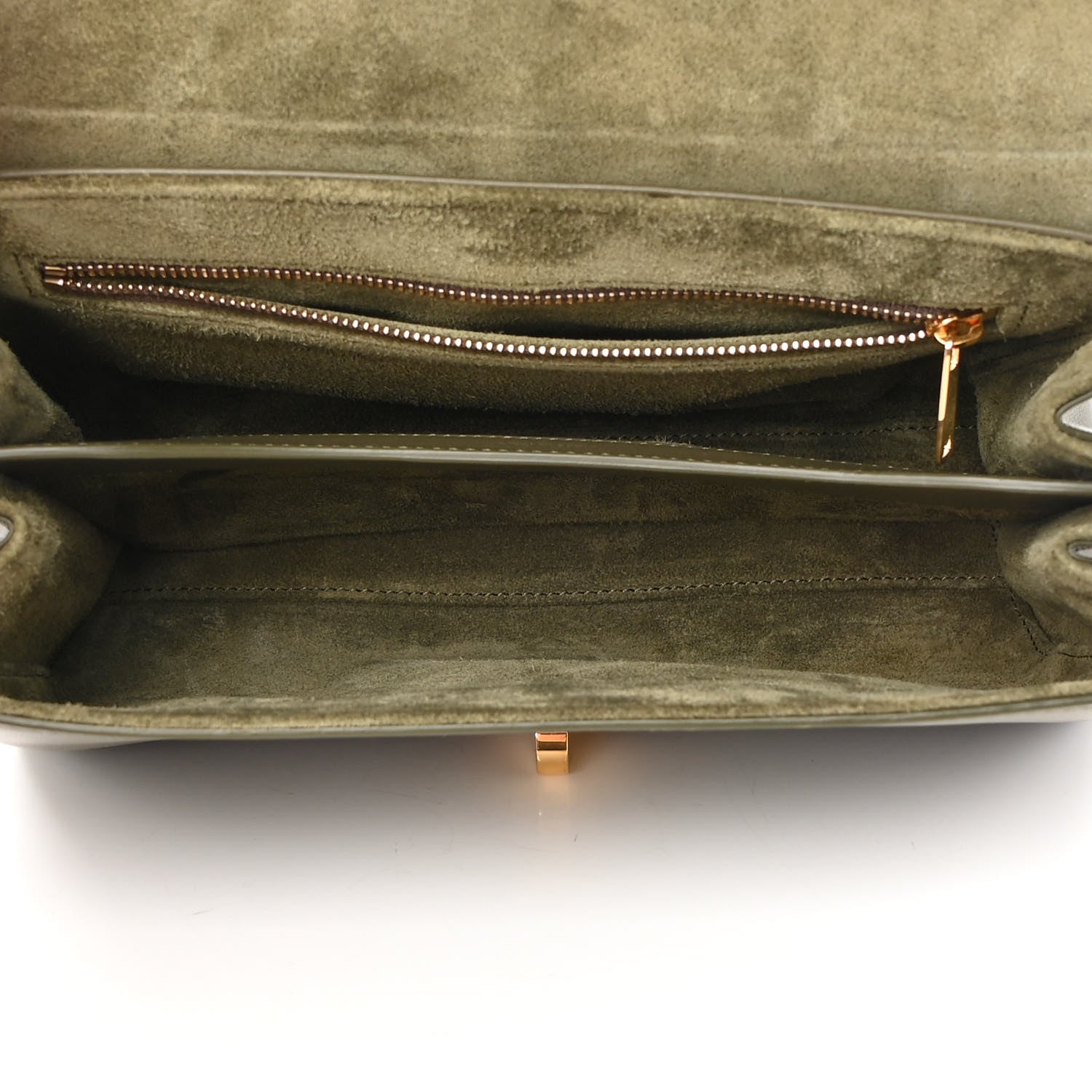 Celine Smooth Calfskin Teen 16 Crossbody Bag Army Green 5 of 12