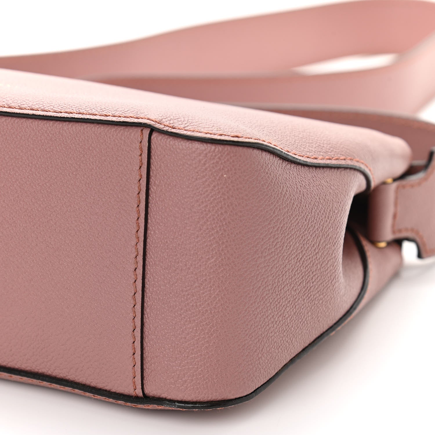 Burberry Soft Grain Calfskin House Check Small Helmsley Crossbody Dusty Pink 11 of 11