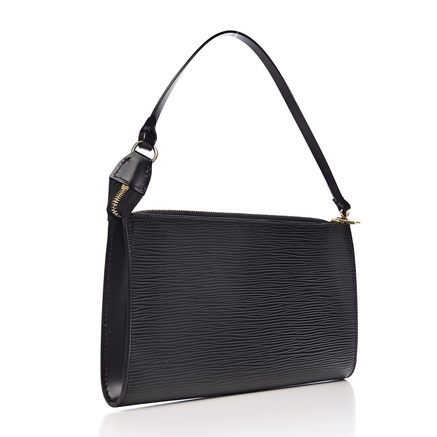 Louis Vuitton Epi Pochette Accessories 24 Black 3 of 11