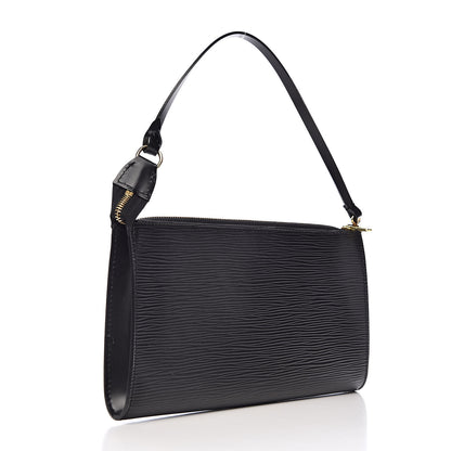 Louis Vuitton Epi Pochette Accessories 24 Black 3 of 11