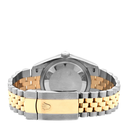 Rolex Stainless Steel 18K Yellow Gold 36mm Oyster Perpetual Datejust Watch Golden Palm 126233 3 of 5