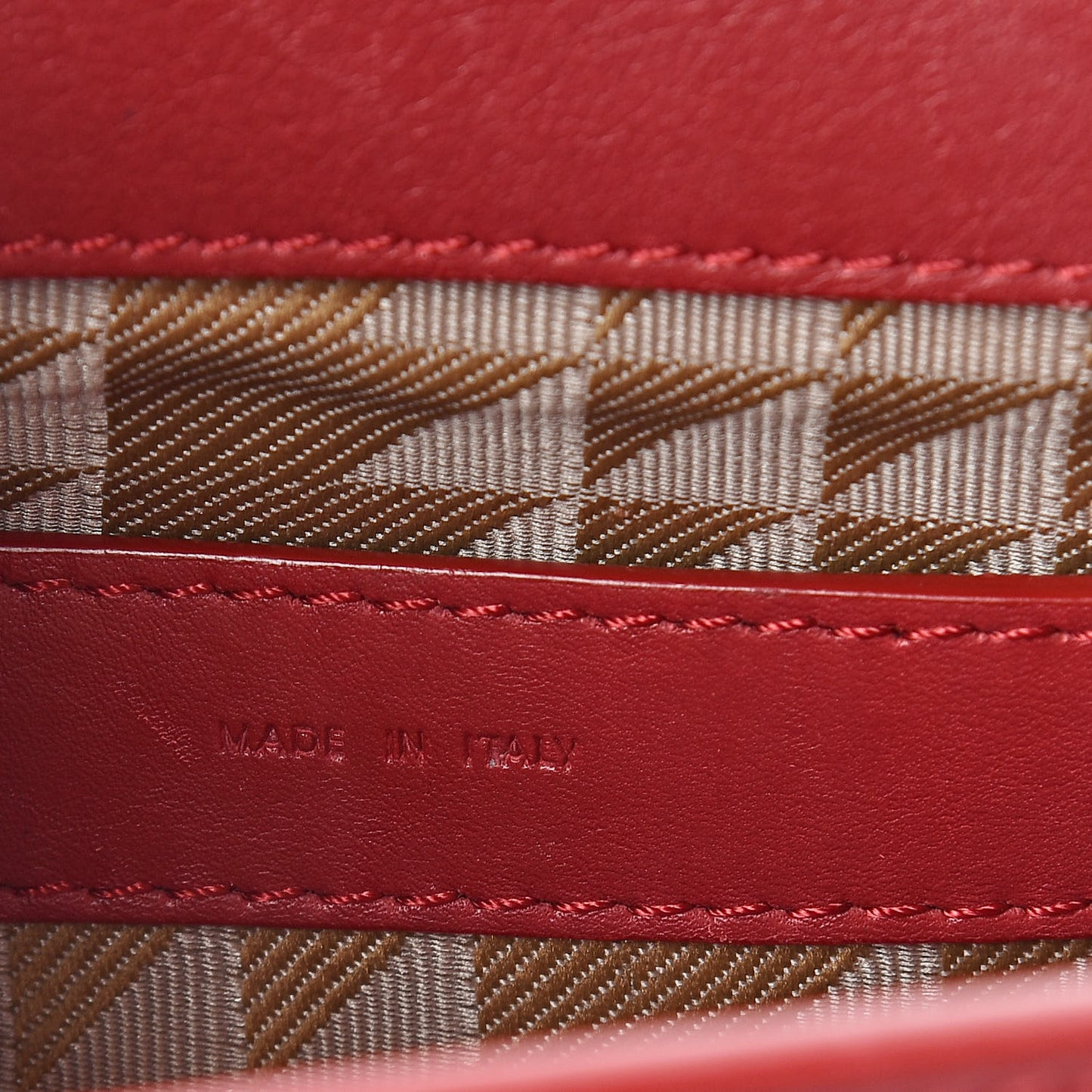 Calfskin PS11 Tiny Shoulder Bag Crimson
