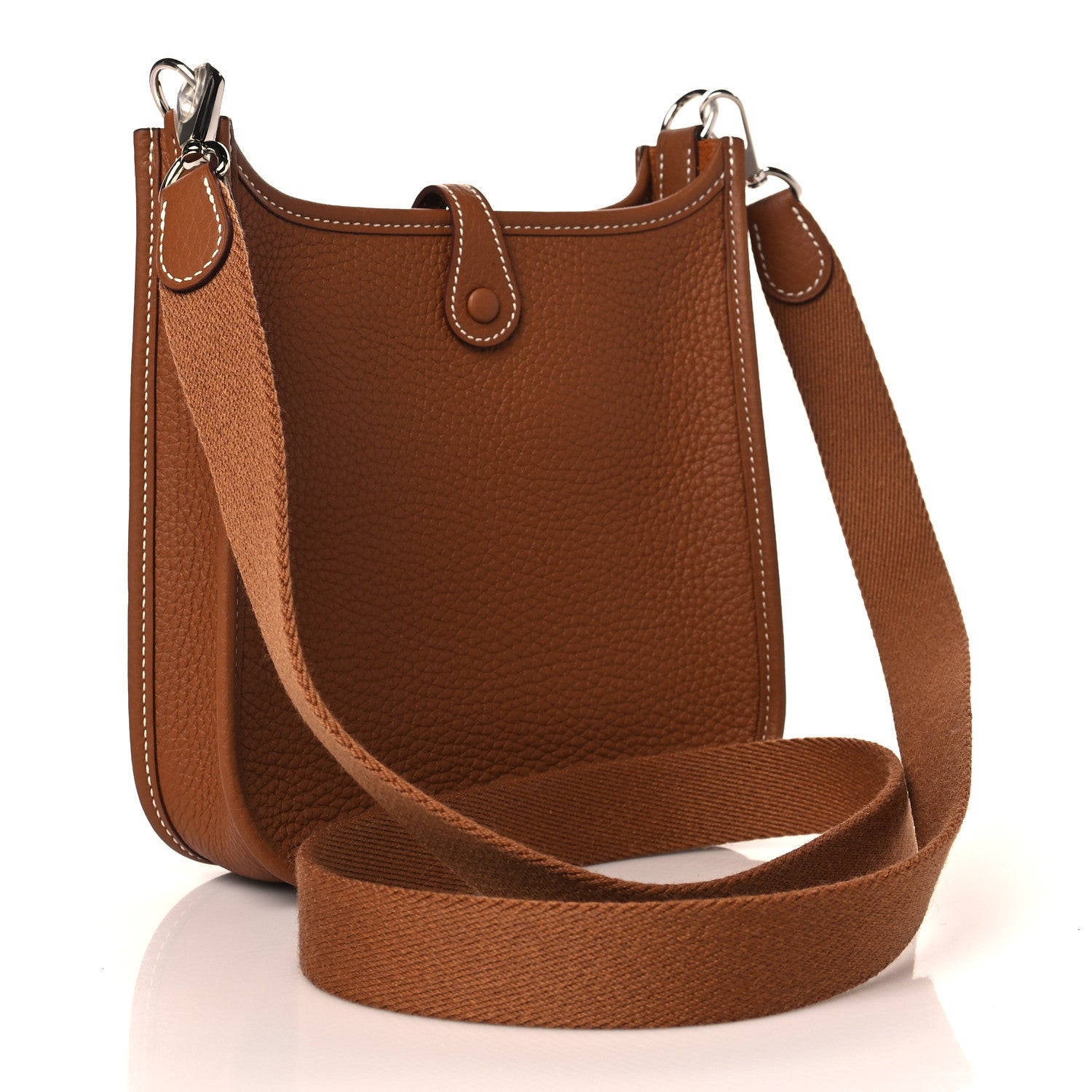 Hermes Taurillon Clemence Evelyne TPM Gold 3 of 11