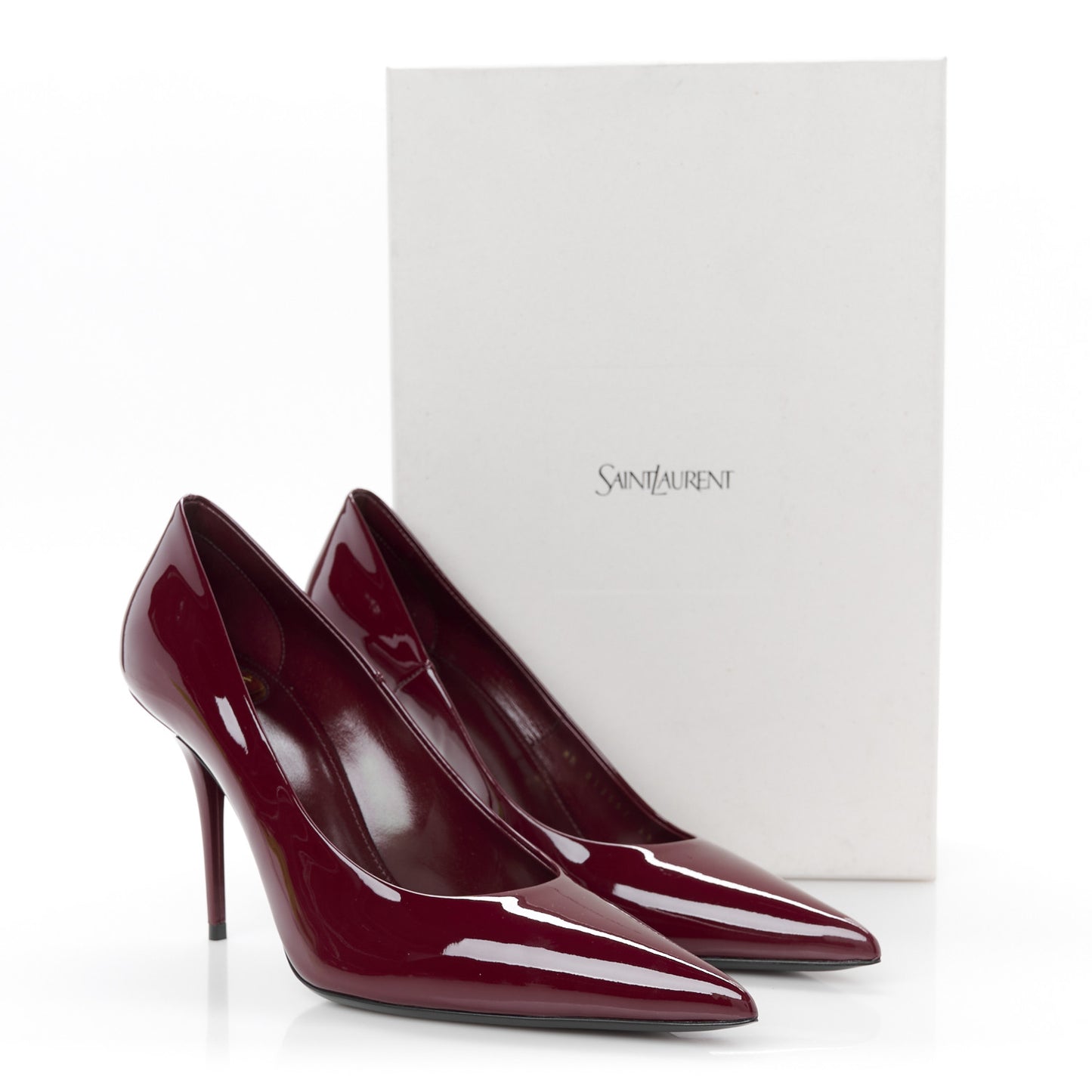 Vernice Seta Soft Norma 90 Pumps 38 Grenat