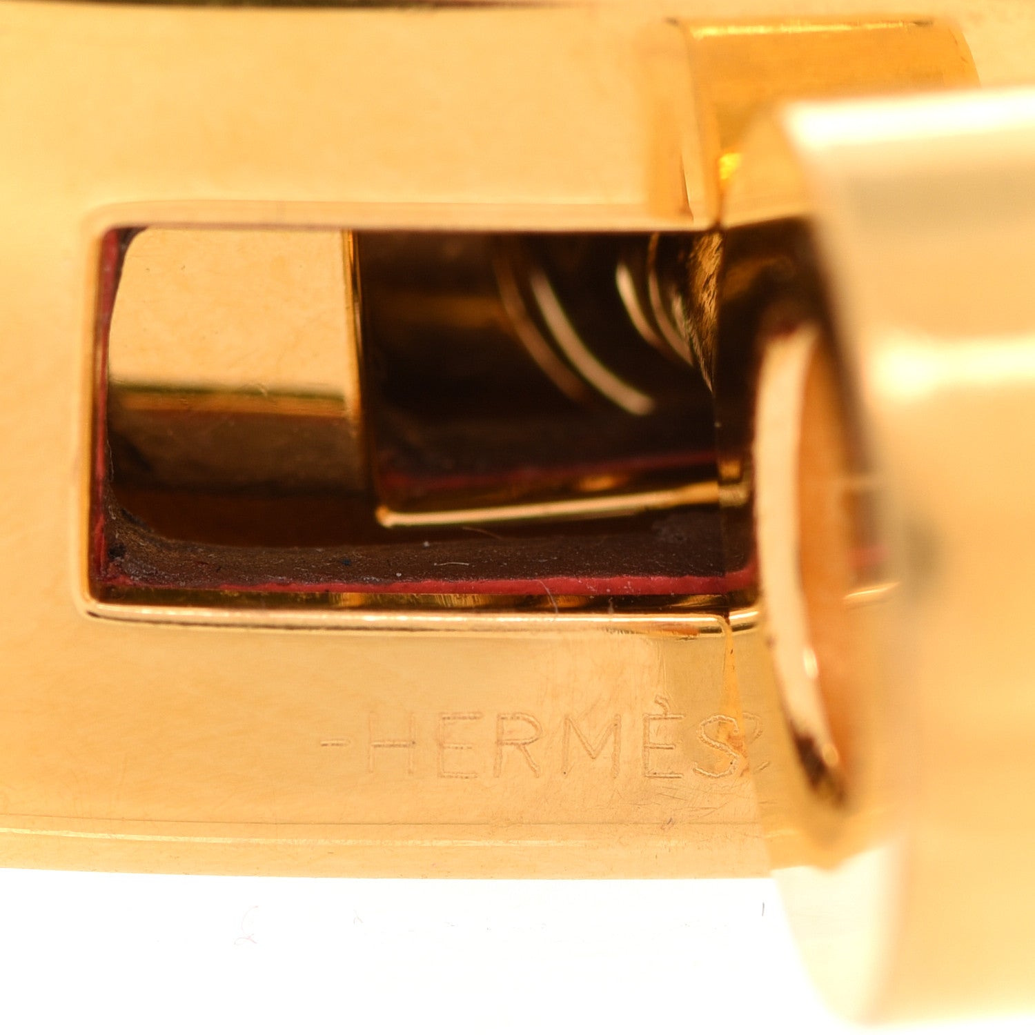 Hermes Epsom Kelly Double Tour Bracelet S Rouge Pivoine 7 of 8