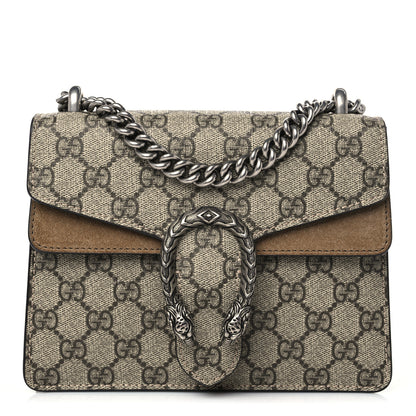 Gucci GG Supreme Monogram Mini Dionysus Shoulder Bag Taupe 1 of 9