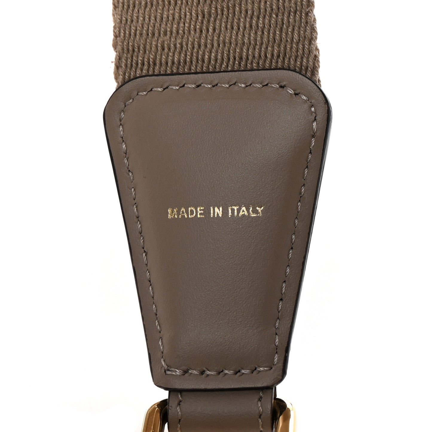 Jacquard Ribbon Vitello King FF Bi-Color Intreccio Adjustable Strap You Dove White Anthracite