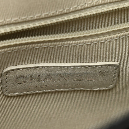 Chanel Washed Lambskin Quilted Large Chain Around Messenger Black 6 of 10