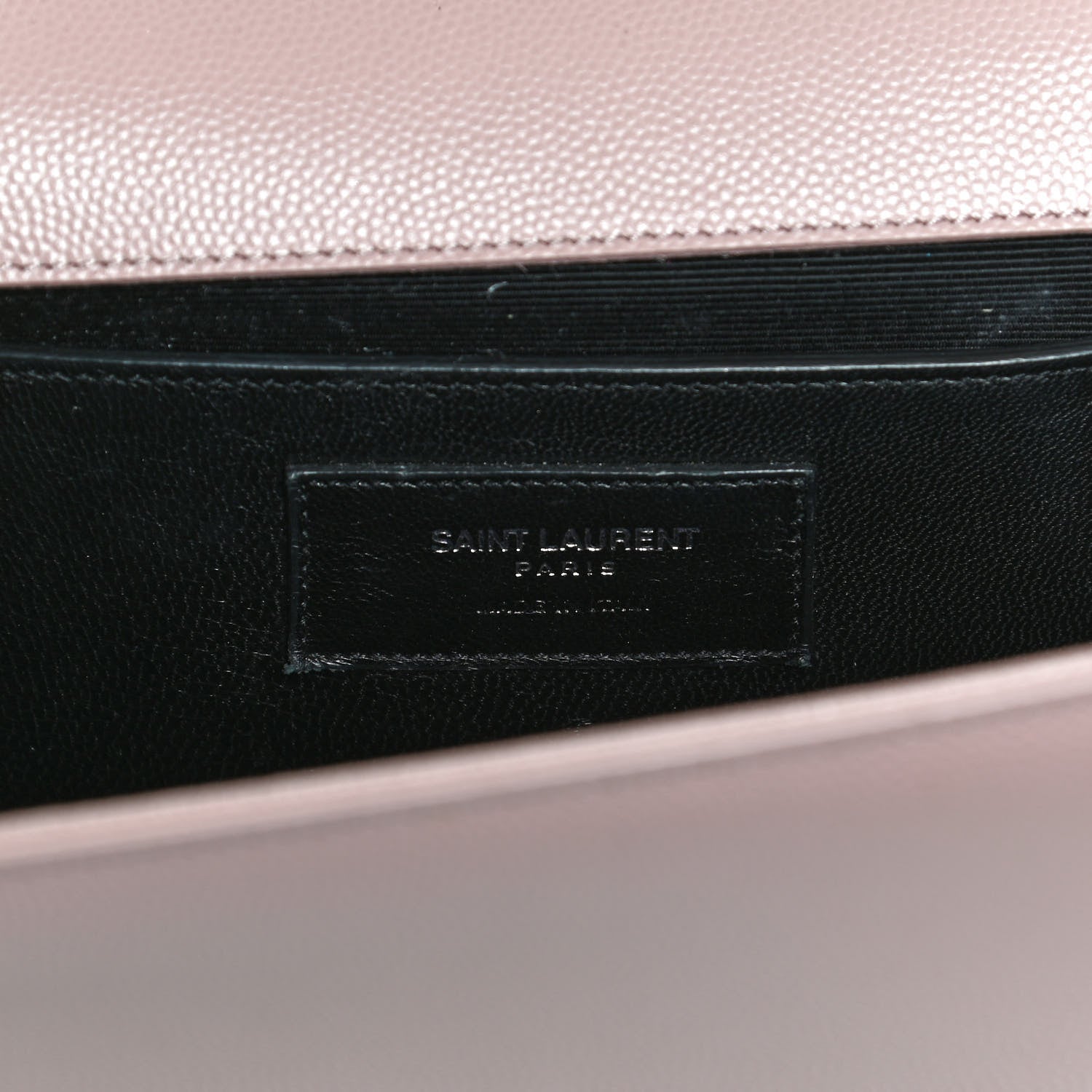 Saint Laurent Grain De Poudre Medium Classic Monogram Kate Satchel Marble Pink 6 of 11