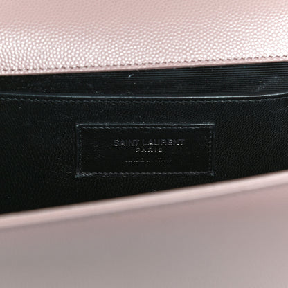 Saint Laurent Grain De Poudre Medium Classic Monogram Kate Satchel Marble Pink 6 of 11