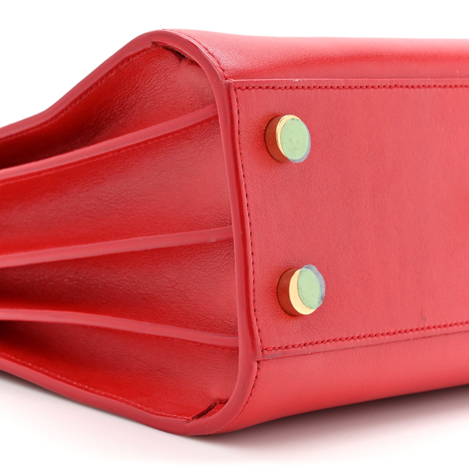 Saint Laurent Calfskin Nano Sac De Jour Lipstick Red 10 of 13