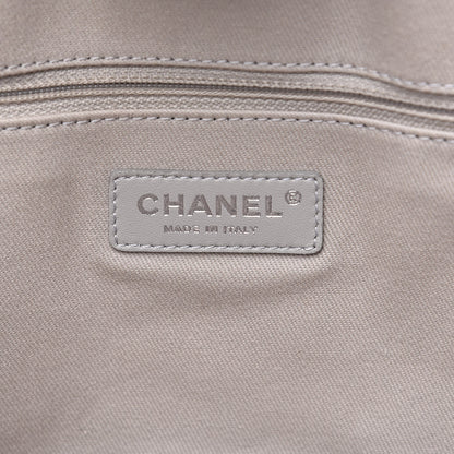 Chanel Glazed Calfskin Medium Deauville Tote Black 6 of 13
