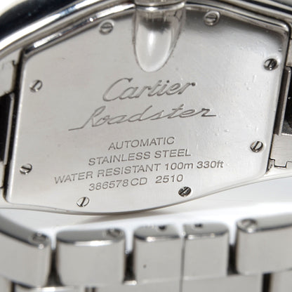 Cartier Stainless Steel 37mm Roadster Automatic Watch 3 of 10