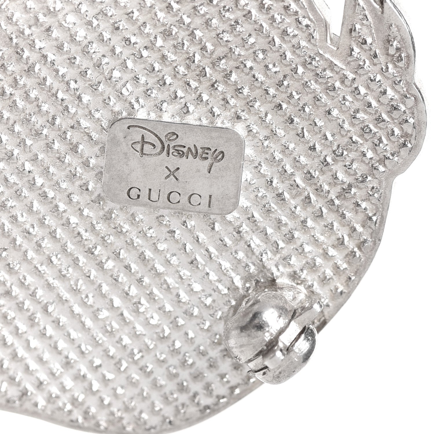 Gucci X DISNEY Sterling Silver Enamel Daisy Duck Brooch 9 of 10