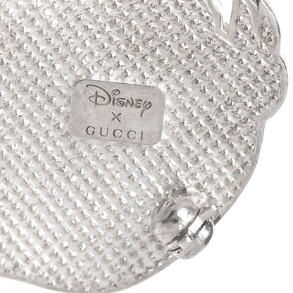 Gucci X DISNEY Sterling Silver Enamel Daisy Duck Brooch 9 of 10