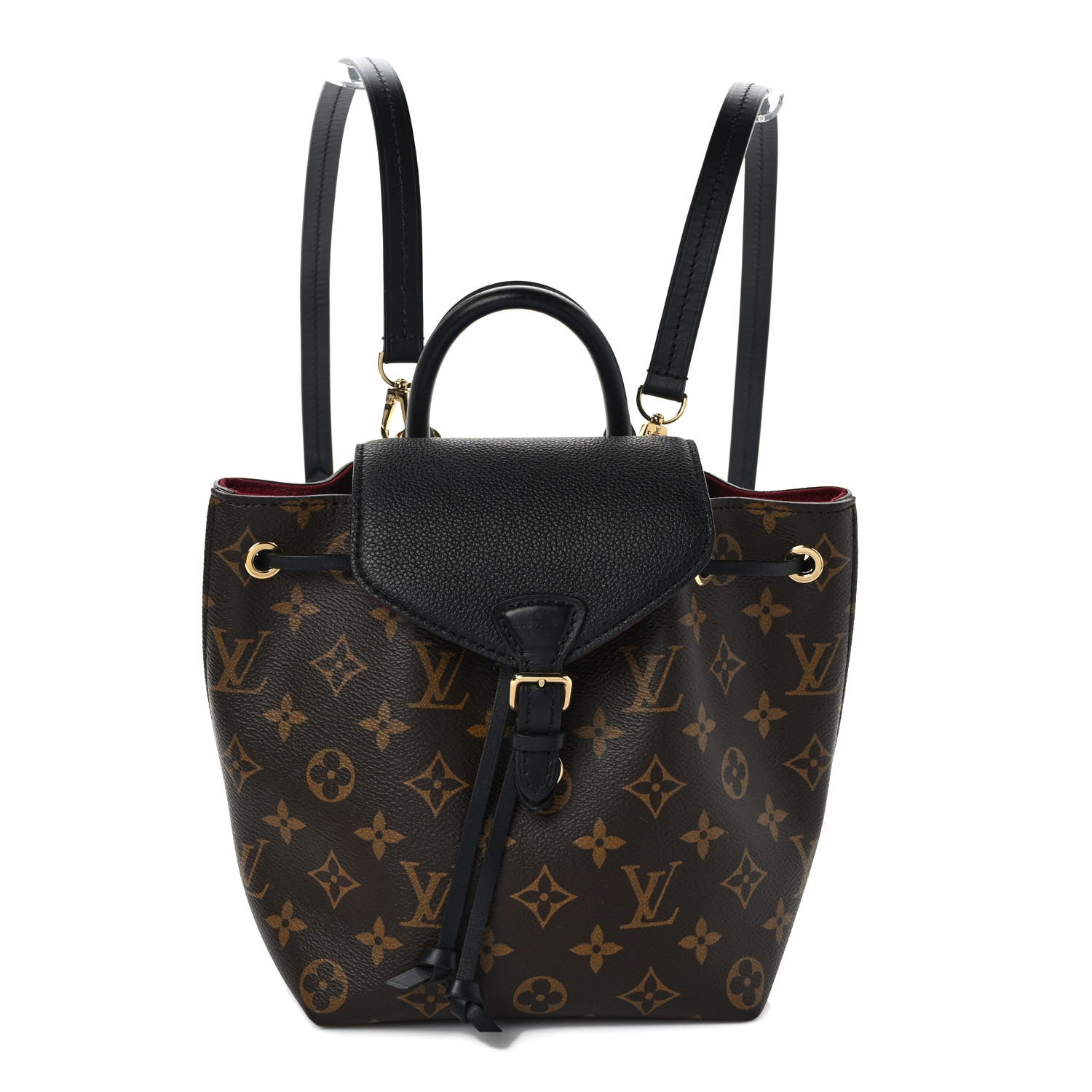 Louis Vuitton Monogram BB Montsouris NM Backpack Black 1 of 9