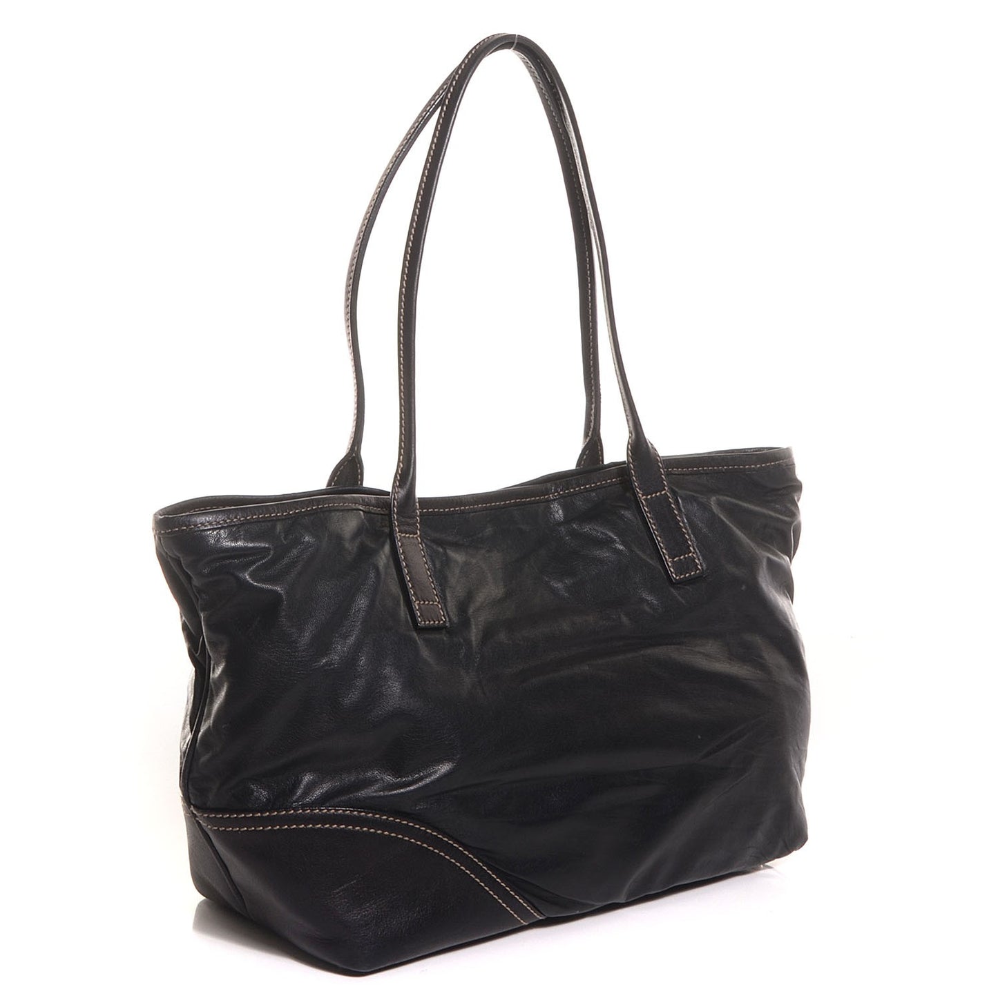 Leather Medium New Britt Tote Black
