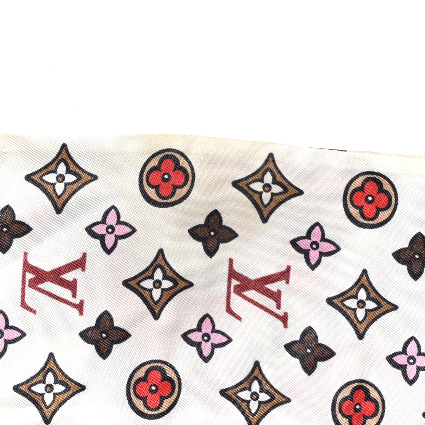 Silk Street Monogram Bandeau Beige