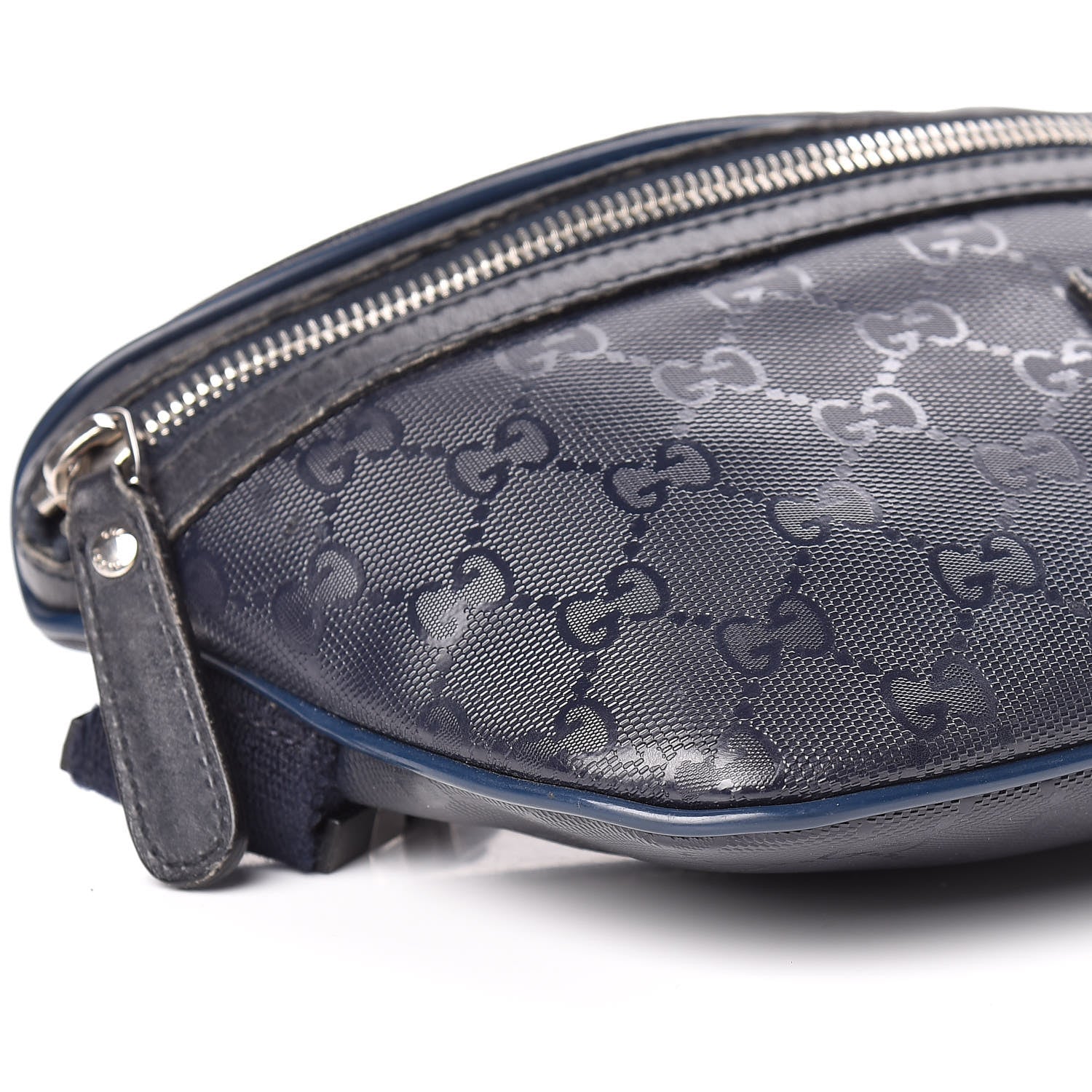 Gucci Imprime Monogram Belt Bag Navy 9 of 19