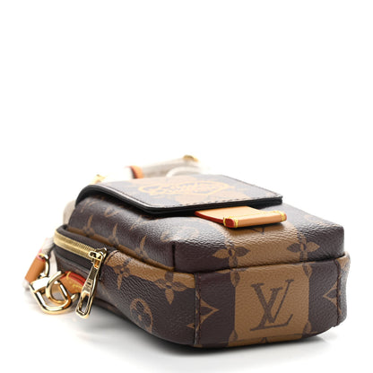 Louis Vuitton X NIGO Reverse Monogram Flat Double Phone Pouch 4 of 8