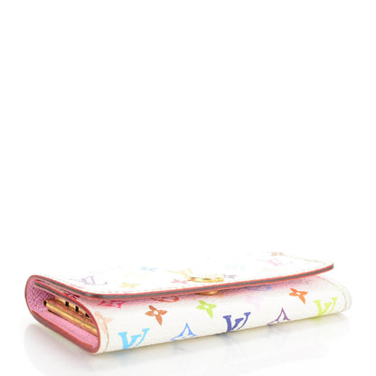 Louis Vuitton Monogram Multicolor Multicles 4 Key Holder White Litchi 4 of 7