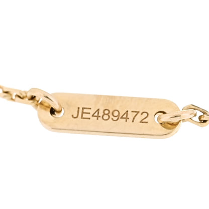 Van Cleef & Arpels 18K Yellow Gold Mother of Pearl Sweet Alhambra Bracelet 5 of 6