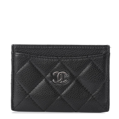 Chanel Caviar Quilted Card Holder Black 1 of 10