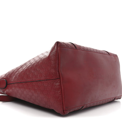 Gucci Soft Microguccissima Dome Satchel Red 9 of 12