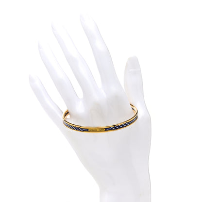 Hermes Enamel Printed Extra Narrow Bracelet 65 2 of 5