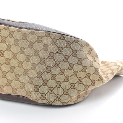 Gucci Monogram Medium Charlotte Hobo Brown 8 of 8