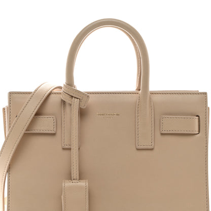 Saint Laurent Calfskin Nano Sac De Jour Beige 7 of 12