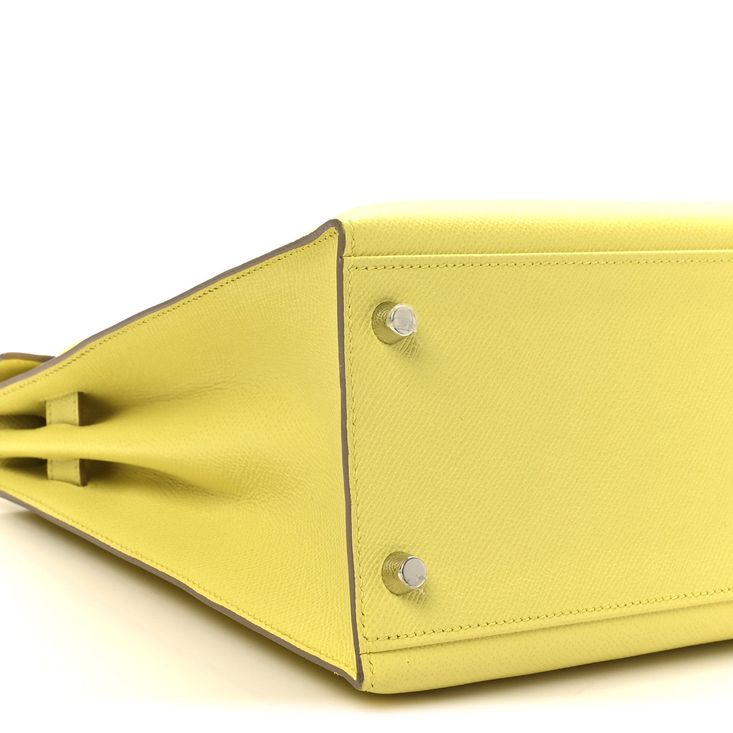 Hermes Epsom Kelly Sellier 32 Lime 8 of 9