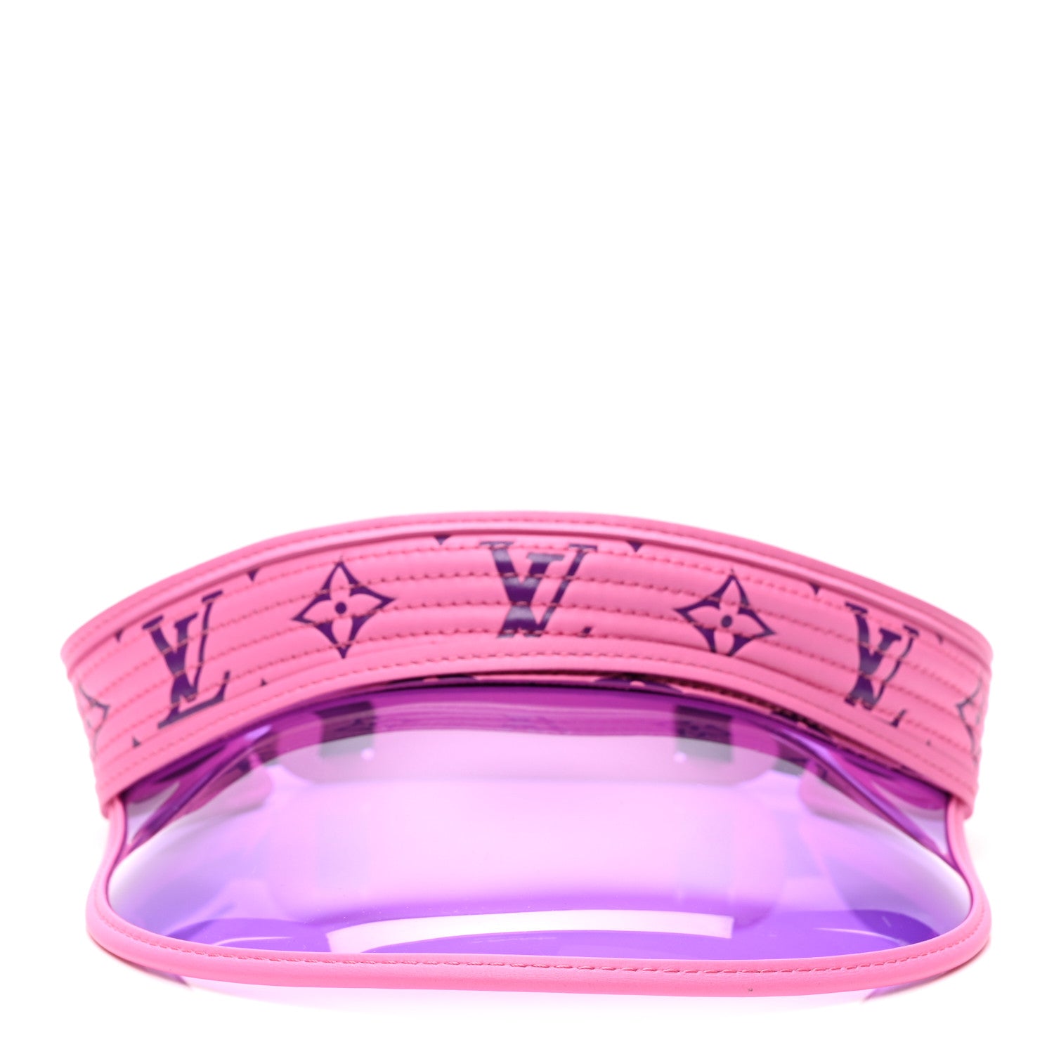 Louis Vuitton Lambskin PVC Monogram Vuittamins Visor Rose Violet 2 of 7