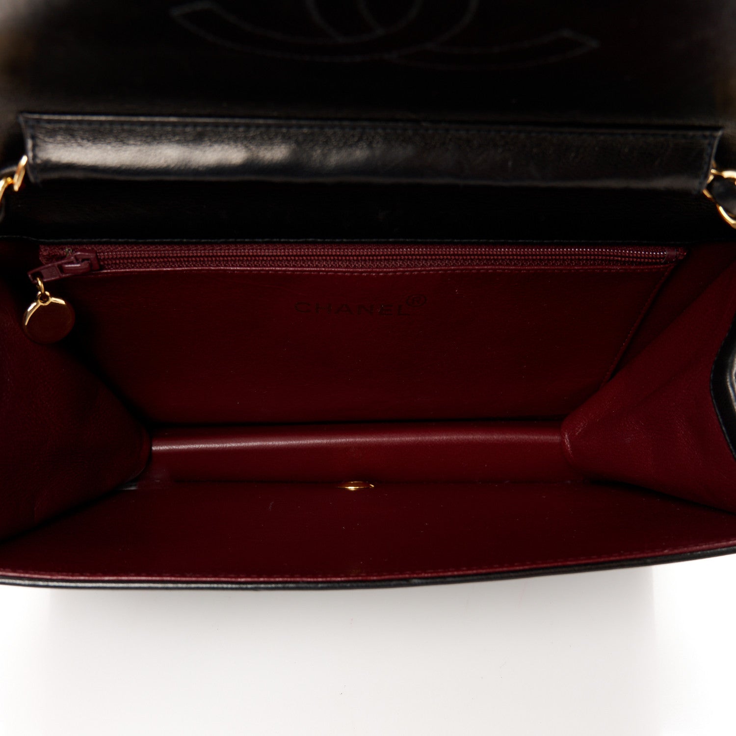 Chanel Lambskin Quilted Small Single Flap Black 5 of 13
