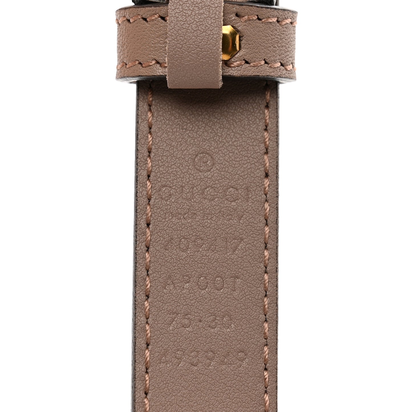 Calfskin Double G 20mm Belt 75 30 Porcelain Rose