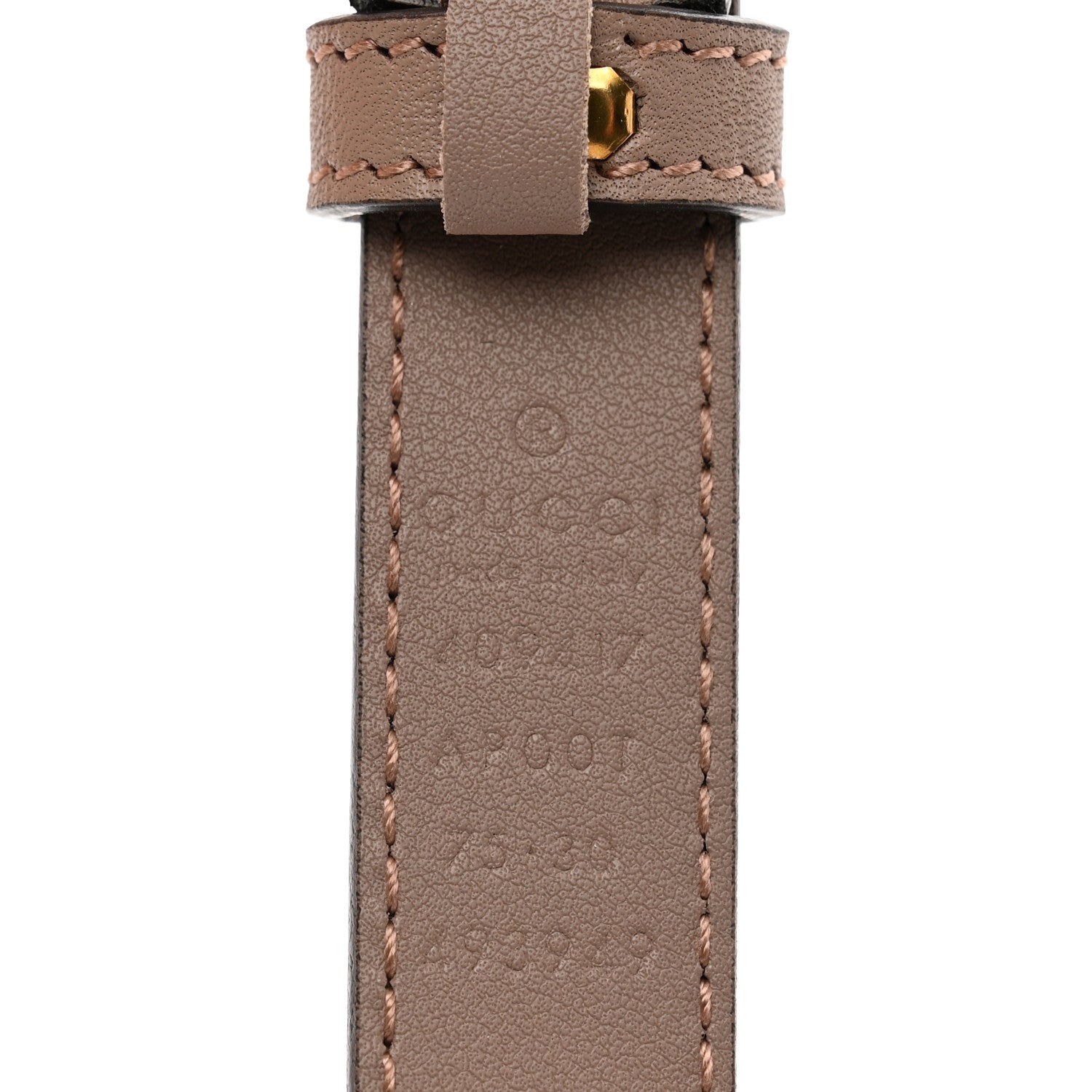 Gucci Calfskin Double G 20mm Belt 75 30 Porcelain Rose 3 of 4