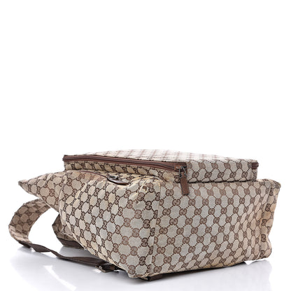 Gucci Monogram Backpack Diaper Bag Brown 4 of 22