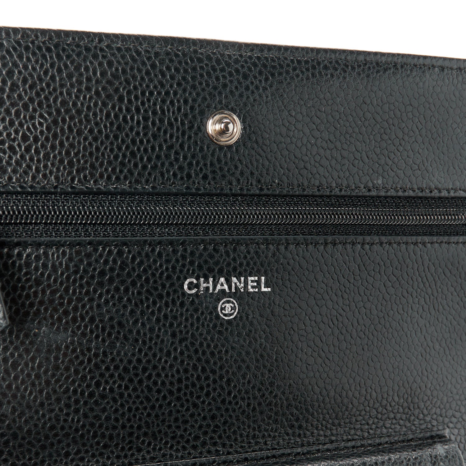 Chanel Caviar Quilted Wallet On Chain WOC Black 6 of 12