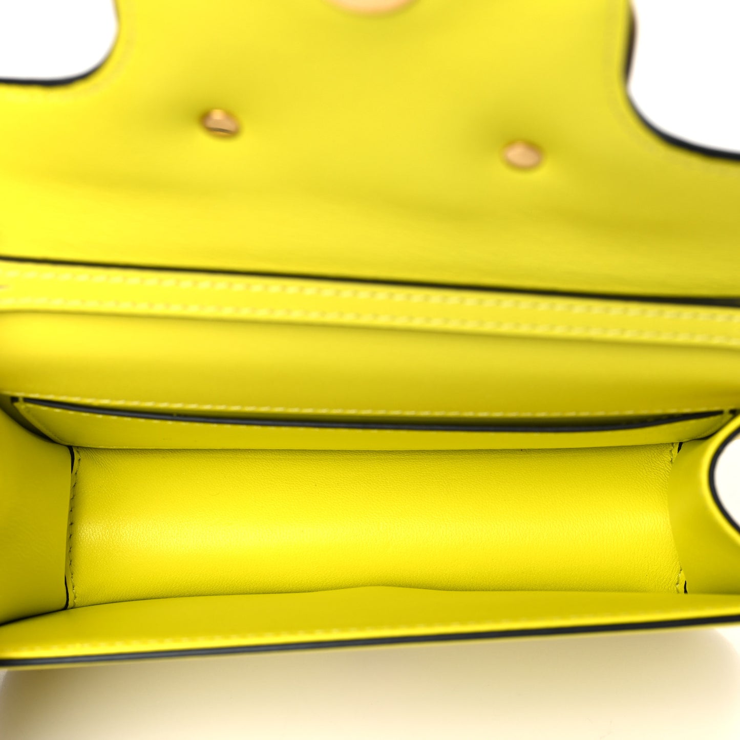 Calfskin Vlogo Small Loco Shoulder Bag Shocking Yellow